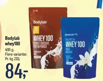 Føtex Bodylab whey1000 tilbud