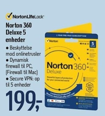 Føtex Norton 360 Deluxe 5 enheder tilbud