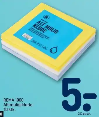 REMA 1000 Alt mulig klude tilbud
