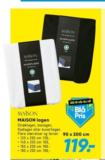 Bilka MAISON lagen tilbud