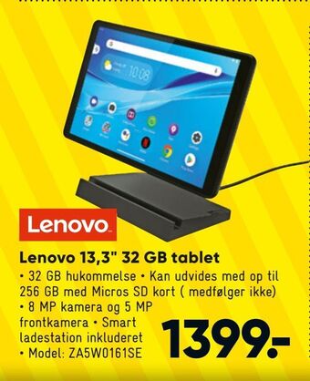 Lenovo 13,3" 32 GB tablet