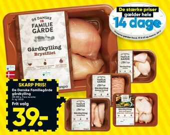 Bilka De Danske Familiegårde gårdkylling tilbud
