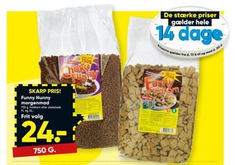 Bilka Funny Hunny morgenmad tilbud