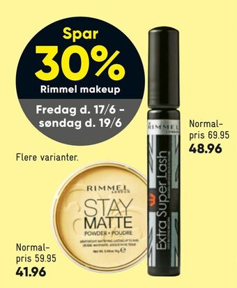 Bilka Rimmel makeup tilbud