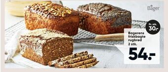 Bilka Bagerens friskbagte rugbrød tilbud