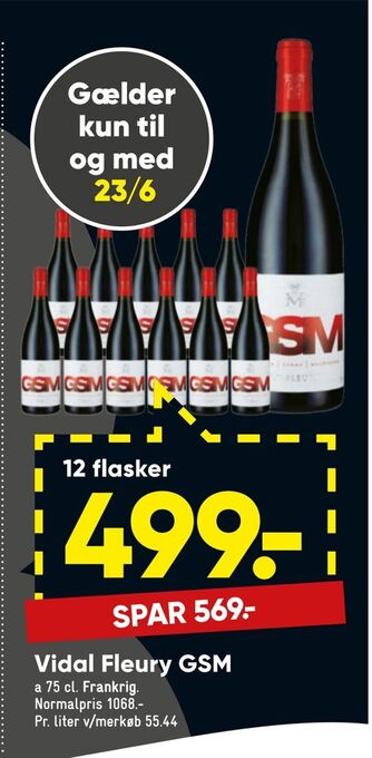 Bilka Vidal Fleury GSM tilbud