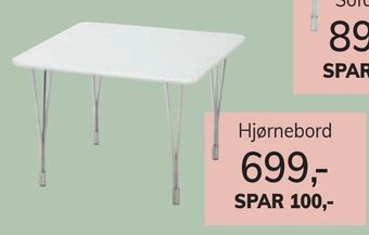 Daells Bolighus Hjørnebord tilbud