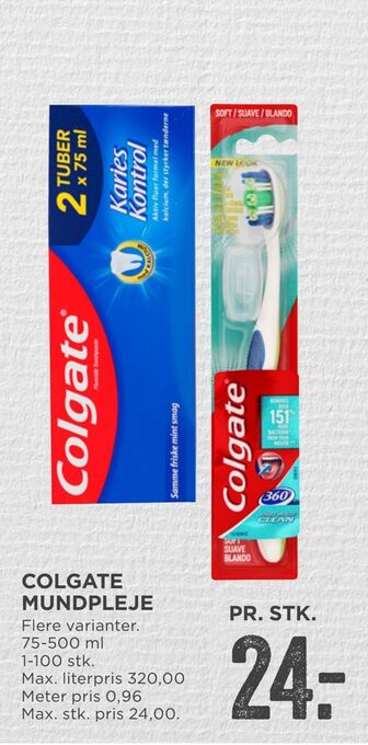 MENY Colgate mundpleje tilbud