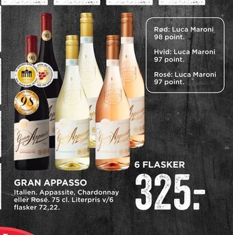MENY Gran appasso tilbud