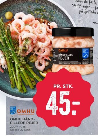 MENY Omhu håndpillede rejer tilbud
