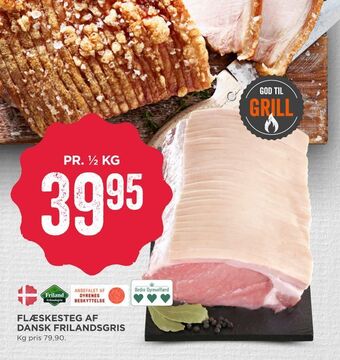 MENY Flæskesteg af dansk frilandsgris tilbud