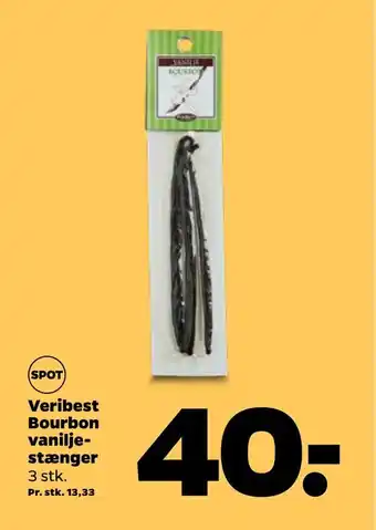 Netto Veribest Bourbon vanilje stænger tilbud