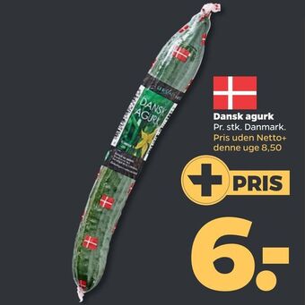 Netto Dansk agurk tilbud