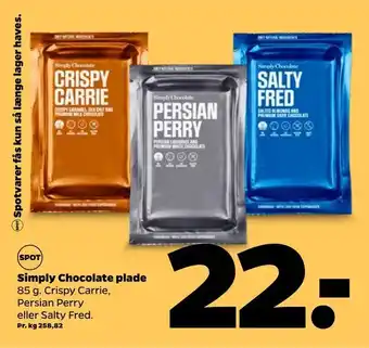 Simply Chocolate plade