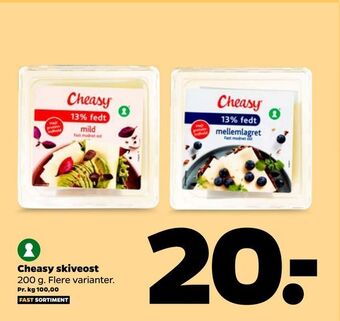 Netto Cheasy skiveost tilbud