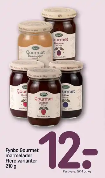 REMA 1000 Fynbo Gourmet marmelader tilbud