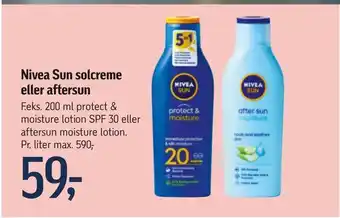 Føtex Nivea Sun solcreme eller aftersun tilbud