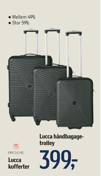 Føtex Lucca kufferter tilbud