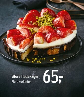 Føtex Store flødekager tilbud