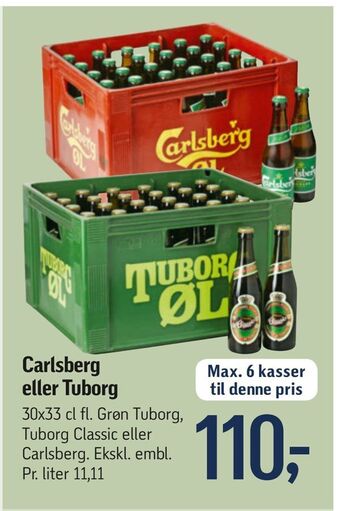 Føtex Carlsberg eller Tuborg tilbud