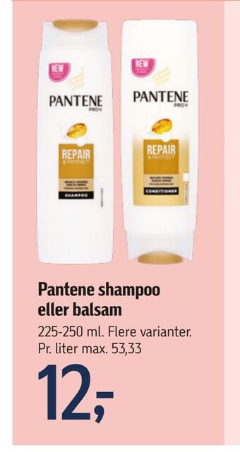 Føtex Pantene shampoo eller balsam tilbud