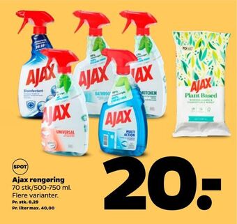 Ajax rengøring