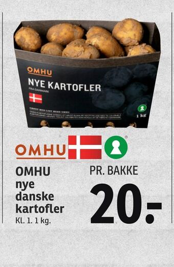 SPAR OMHU nye danske kartofler tilbud
