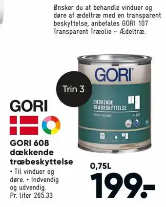 Bilka Gori 608 Dækkende Træbeskyttelse tilbud