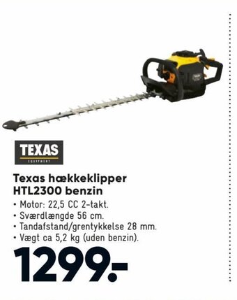 Texas Hækkeklipper HTL2300 Benzin