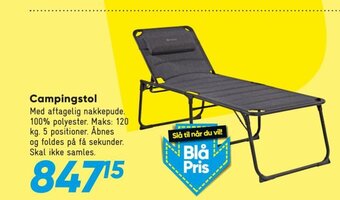 Bilka Campingstol tilbud