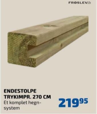 Davidsen Frøslev træ a/s stolpe tilbud