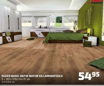 Davidsen Egger laminatgulv tilbud