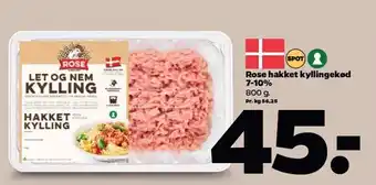 Netto Rose hakket kyllingekød tilbud