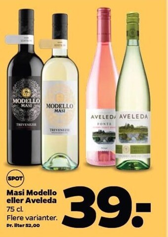 Netto Masi Modello eller Aveleda tilbud