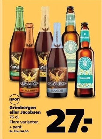 Netto Grimbergen eller Jacobsen tilbud