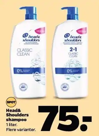 Netto Head & Sholders shampoo tilbud