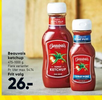 Bilka Beauvais Ketchup tilbud