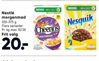 Bilka Nestlé Morgenmad tilbud