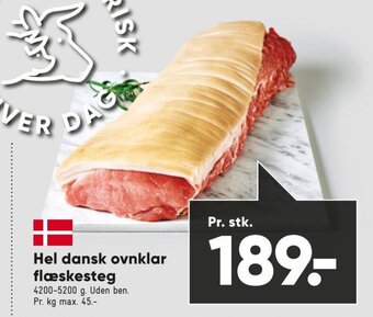 Bilka Hel Dansk Ovnklar Flæskesteg tilbud