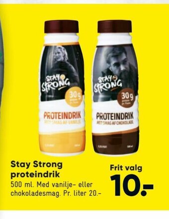 Bilka Stay Strong Proteindrik tilbud