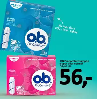 Ob Procomfort Tampon Super Eller Normal