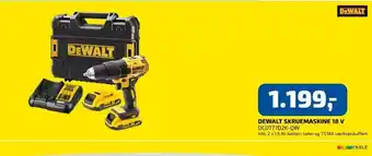 Davidsen Dewalt Skruemaskine 18v tilbud