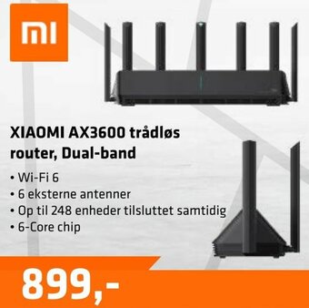 Xiaomi Ax3600 Trådløs Router,Dual Band