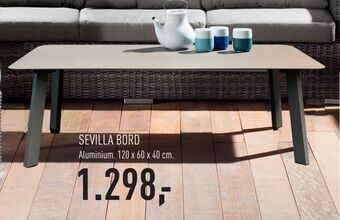 Johannes Fog Sevilla bord tilbud