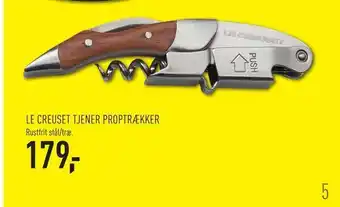 Le creuset tjener proptrækker