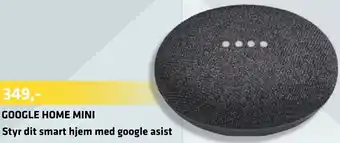 LabTech Data Google Home Mini Styr Dit Smart Hjem Med Google Asist tilbud