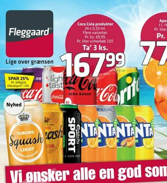 Fleggaard Coca Cola produkter tilbud