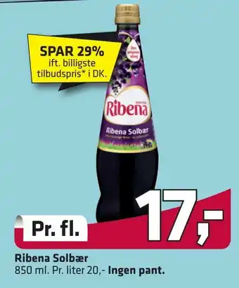 Fleggaard Ribena Solbær Ingen pant tilbud