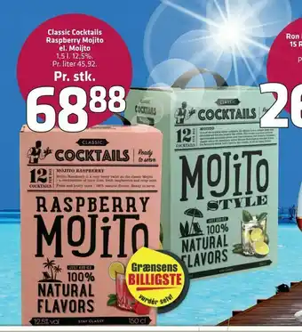Classic Cocktails Raspberry Mojito el. Moijto
