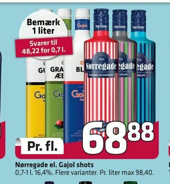 Fleggaard Nørregade el. Gajol shots tilbud